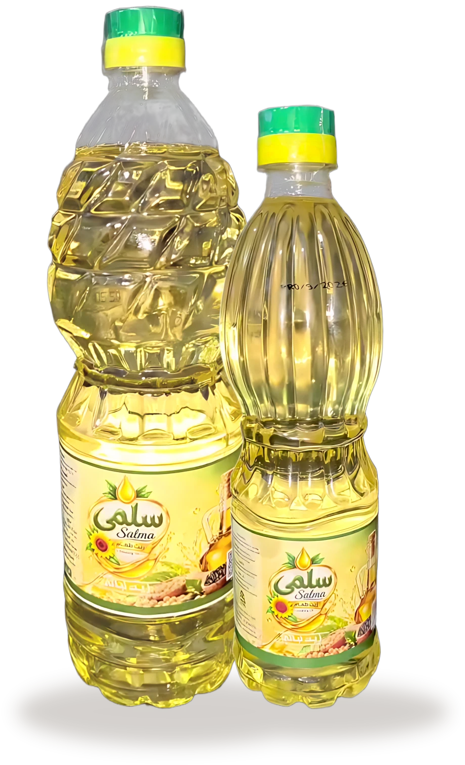 زجاجات زيت سلمى